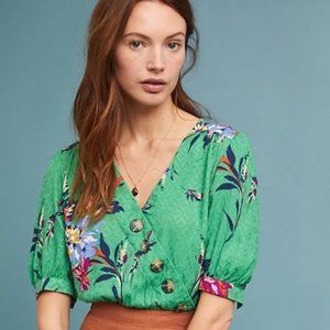 Anthropologie Wrap Top by Maeve